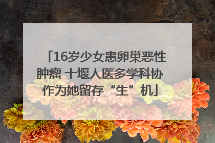 16岁少女患卵巢恶性肿瘤 十堰人医多学科协作为她留存“生”机