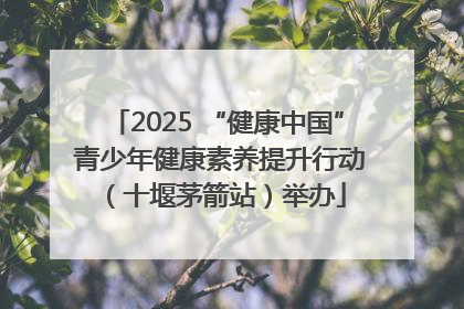 2025 “健康中国” 青少年健康素养提升行动（十堰茅箭站）举办