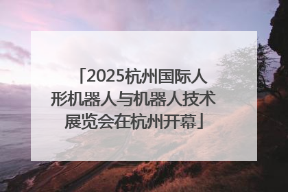 2025杭州国际人形机器人与机器人技术展览会在杭州开幕