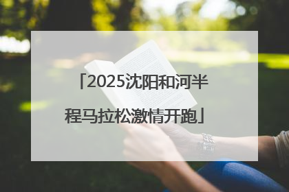 2025沈阳和河半程马拉松激情开跑