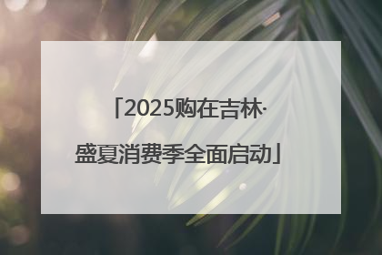 2025购在吉林·盛夏消费季全面启动