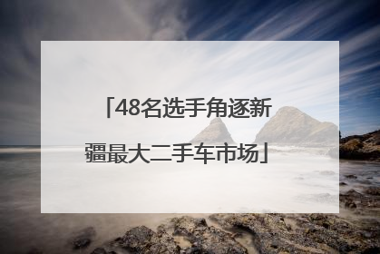 48名选手角逐新疆最大二手车市场